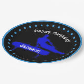 Boys Gymnastics Birthday Party Paper Borden Papieren Bordje (Gekanteld)
