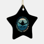 Boys Gymnastics Character Strength Discipline Keramisch Ornament (Rechts)