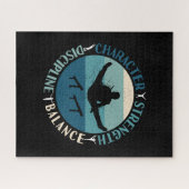 Boys Gymnastics Character Strength Discipline Legpuzzel (Horizontaal)