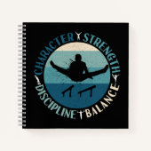 Boys Gymnastics Character Strength Discipline Notitieboek (Voorkant)