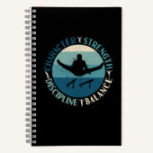 Boys Gymnastics Character Strength Discipline Notitieboek (Voorkant)