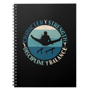 Boys Gymnastics Character Strength Discipline Notitieboek