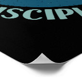 Boys Gymnastics Character Strength Discipline Poster (Hoek)