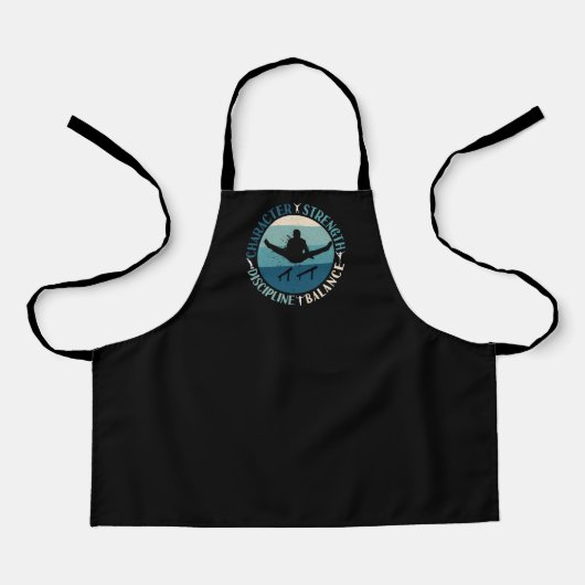 Boys Gymnastics Character Strength Discipline Schort (Voorkant)