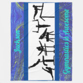 Boys Gymnastics is een Geweldige fleece deken (Voorkant)