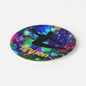 Boys Gymnastics Rings Papieren Bordje (Gekanteld)