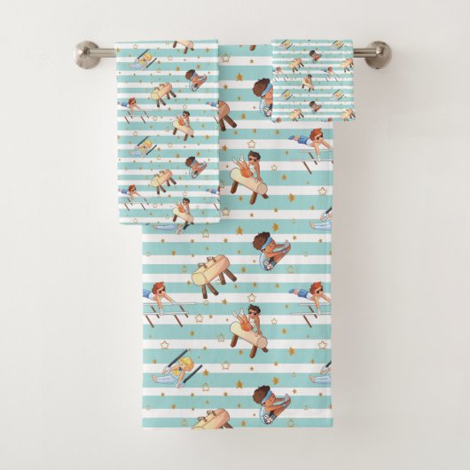 Boys Gymnastics Rings Parallel Bars Pommel Horse Bad Handdoek (Insitu)