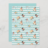 Boys Gymnastics Rings Parallel Bars Pommel Horse Feestdagenkaart (Voorkant / Achterkant)