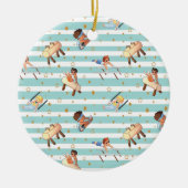 Boys Gymnastics Rings Parallel Bars Pommel Horse Keramisch Ornament (Voorkant)