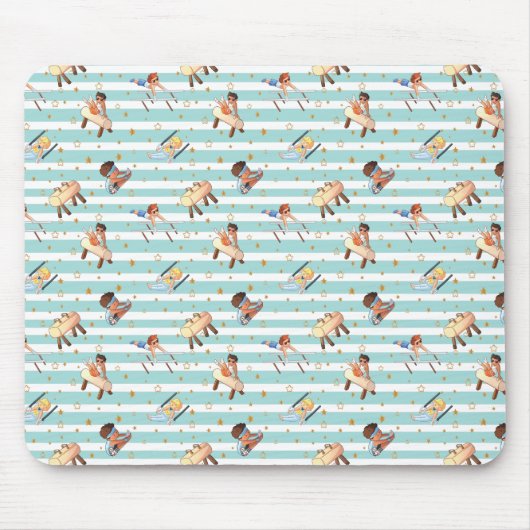 Boys Gymnastics Rings Parallel Bars Pommel Horse Muismat (Voorkant)