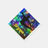 Boys Gymnastics Rings Party Servet (Hoek)