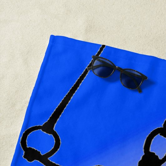 Boys Gymnastics Rings Patriotic Red White Blue Strandlaken (In situ)