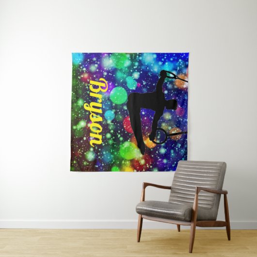 Boys Gymnastics Rings Wandkleed (In Situ (horizontaal))