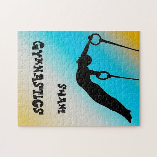 Boys Gymnastiek Ringloopgradiënt Legpuzzel (Horizontaal)