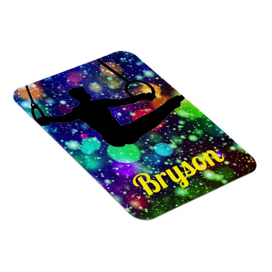 Boys Gymnastiek Rings Flexible Photo Magnet Magneet (Rechterzijde)