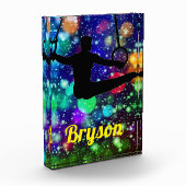 Boys Gymnastiek Rings Photo Block Fotoblokken (Links)