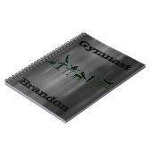 Boys Gymnastiek Staal Notitieboek (Linkerzijde)