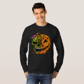 Boys Halloween Pumpkin Skull Zombie T-shirt (Voorkant volledig)