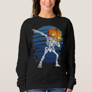 Boys Halloween Shirt, Dabbing Skelet Shirt