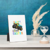 Boys Happy Easter Monster Truck Easter Eggs Toddle Fotoplaat (Zijkant)