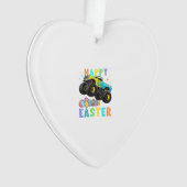 Boys Happy Easter Monster Truck Easter Eggs Toddle Ornament (voorkant)