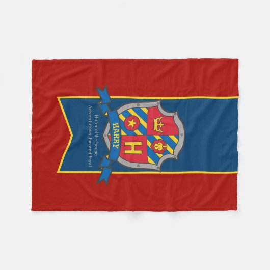 Boys Harry of H name en deken (Voorkant (Horizontaal))