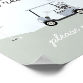 Boys' Hole-In-One Golf 1st Birthday Sign Poster (Hoek)