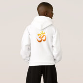 Boys Hoodies Double Sided Yoga Om Mantra Symbol (Achterkant volledig)