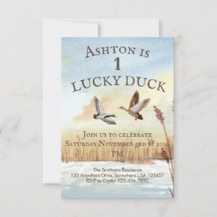 Boys Hunting Invitation Kaart