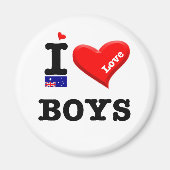 BOYS - I Love Magneet (Voorkant)