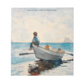 Boys in a Dory (1880) van Winslow Homer Notitieblok (Voorkant)