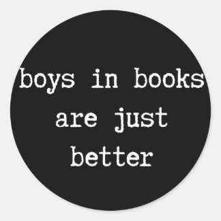 Boys in Books zijn gewoon betere Stickers