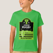 Boys Junior Rugby speelt T-Shirt (Voorkant)