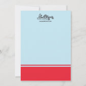 Boys Karate Chop Party Kaart (Achterkant)