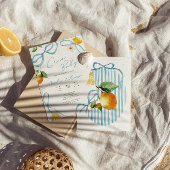 Boys Lemon Ciao Baby Italian Baby Shower Kaart