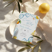 Boys Lemon Ciao Baby Italian Baby Shower Kaart