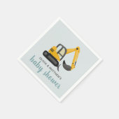 Boys Leuke Digger Baby shower Servet (Hoek)