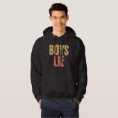 Boys Lie A Broken Hearted Sarcasm Relationship Ha Hoodie (Voorkant volledig)