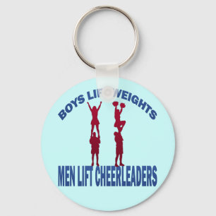 BOYS LIFT WEIGHTS MANNEN LIFT CHEERLEADERS SLEUTELHANGER