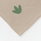 Boys Lion Safari Pastel Oerwoud Toddler Fleece Deken (Hoek)