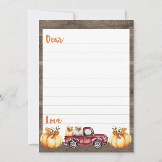 Boy's Little Pumpkin Time Capsule Kaarten (Voorkant)