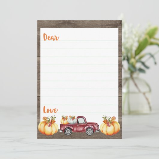 Boy's Little Pumpkin Time Capsule Kaarten (Staand voorkant)