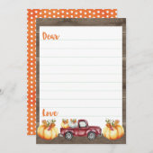 Boy's Little Pumpkin Time Capsule Kaarten (Voorkant / Achterkant)