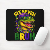 Boys Mardi Gras Six Seven Bruh Mardigator Alligato Muismat (Met muis)