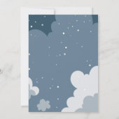 Boys Modern Astronaut Grey Kids Birthday Kaart (Achterkant)