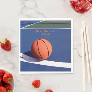 Boys Modern Sports Kinder Blue Court Basketbal Servet
