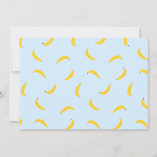 Boys Monkeing rond 7x5 Uitnodiging (Achterkant)