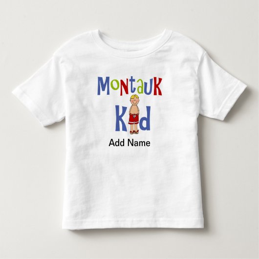 Boys Montauk Kinder Kinder Shirts (Voorkant)
