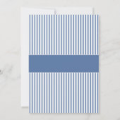 Boys Mustache Baby shower Uitnodiging (Achterkant)