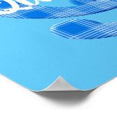 Boys Naam Aangepaste aanlegbrief Q Poster (Hoek)